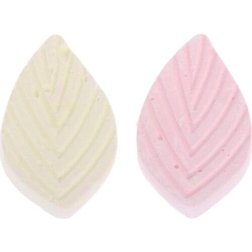 Small Pet Hamster Chew Toy Leaf Shaped Rabbit Bird Teeth Grinding Stone