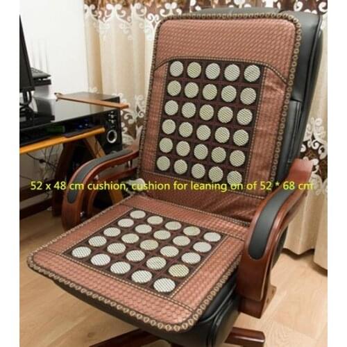 Natural jade cushion massage cushion can help alleviate fatigue more germanium stone fashion leather sofa sofa cushion tomalin