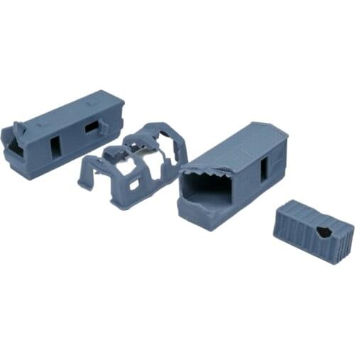 Outland Models Railway Scenery Accessory Broken / Abandoned Shelter Set 1:160 N Scale