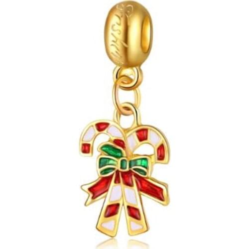 Fashion Craft DIY Metal Enamel Christmas Snowman Charms Bangle Bracelets Beads Diy Handmade Christmas Gift Charms 9pcs/lot