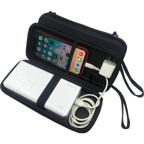 Newest Hard EVA Travel Carrying Storage Box For ROMOSS Sense 8+ Power Bank 30000mAh Protective Cover Bag Case for iPhone