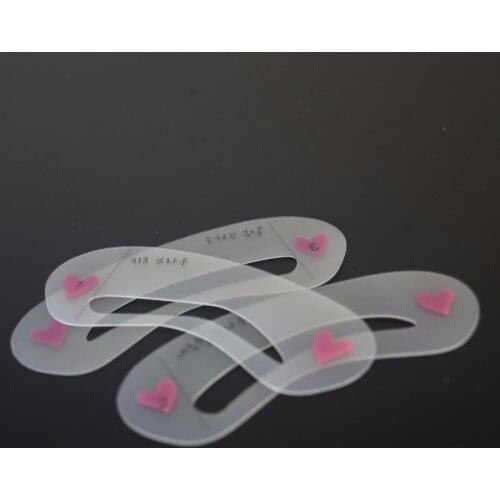 New Reusable DIY eyebrows card eyebrow stencils grooming shaping template as eyebrow drawing card aid as cosmetic accessories
