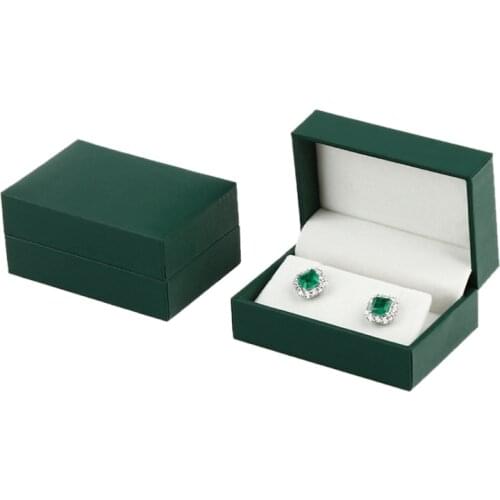 Simple Style Stud Earring Jewelry Packaging Box Organizer Jewellery Storage Case Earring Holder Stand Display