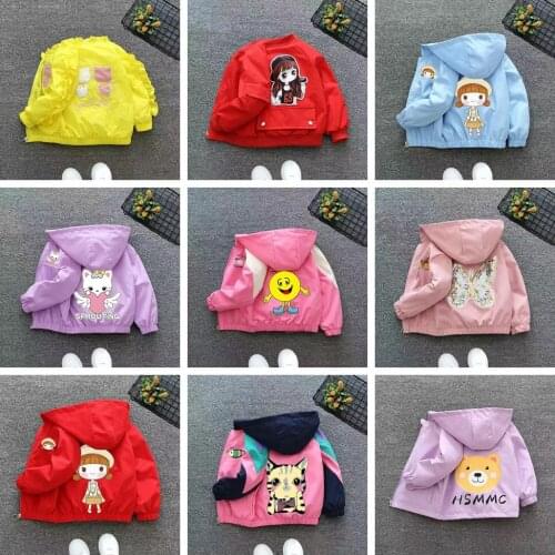 Boy Coat Cartoon Frozen Anna Elsa Mickey Minnie Print Hoodies Baby Girls Sweatshirts Kids Zipper Jacket Spring Children Clothing