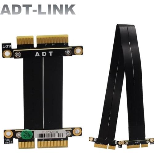 PCIE 3.0 X4 Board To Board Jumpers Male To Male PCI-e 4x Extension Cable Tx To Tx Signal Direct Connection Flexible Flat Cable