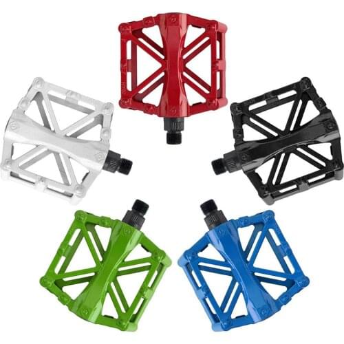 MTB Road Bicycle Pedals Alloy Non-Slip Bike Pedals Mountain Flat Bike Pedals Wide Platform Pedales Bicicleta MTB Accessories