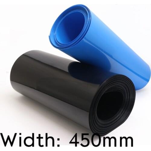 Wide 450mm PVC Heat Shrink Tubing Diameter 286mm Flat Electronic Insulation Lipo Battery Material Film Warp Cable Sleeve Tube