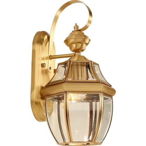 Nordic Wall Lamp Modern Copper Wandlamp LED Wall Light Fixtures Bedroom Living Room Sconce Lamps Balcony Stair Lampara Pared