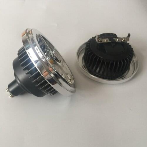 Free Shipping (12pcs/lot) Dimmable G53 20W COB LED Down Light CREE COB LED Spotlights Bulbs AR111 QR111 GU10 AC110V/220V/DC12V