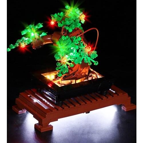 LED Light Set For Bonsai Tree Average Creator Expert 10281 Building Blocks Gifts Bricks Toys (NOT include the lego set