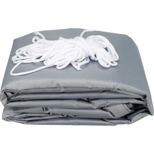 Awning Oxford Sail Outdoor Camping Hiking Yard Garden Shelter UV Block Waterproof Gray Sun Shade Net