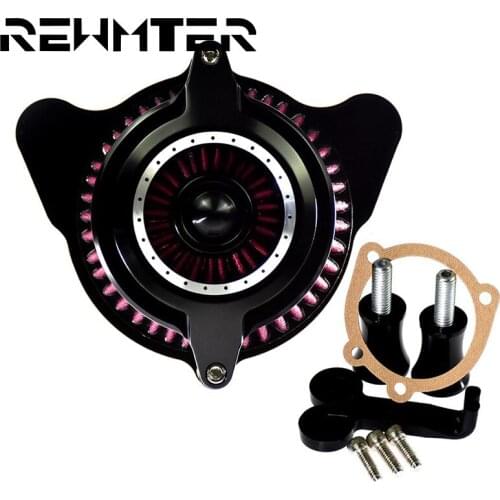 Motorcycle Power Blunt Air Cleaner Intake Filter Kit For Harley Sportster XL Touring Street Glide Road Glide Dyna Softail