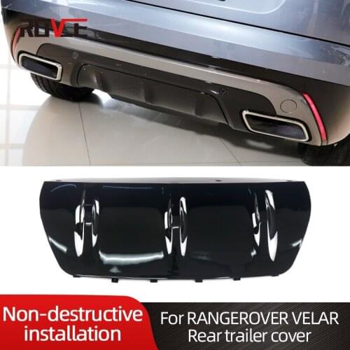 ROVCE Rear Bumper Lower Guard Plate For Land Rover Range Rover Velar L560 2017-2021 Dymaic p380 HSE Rear Trailer Cover