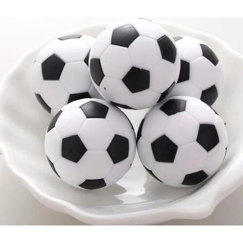 32mm Football Fussball Soccerball Sport Gifts Round Games Plastic Soccer Football Ball Foosball Indoor Table X2E5