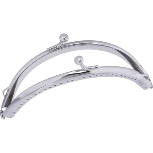 10pcs Metal Purse Frame Handle for Clutch Bag Handbag Accessories Making Kiss Clasp Lock Bags Hardware 6.5/8.5/10.5/12.5/15.5CM