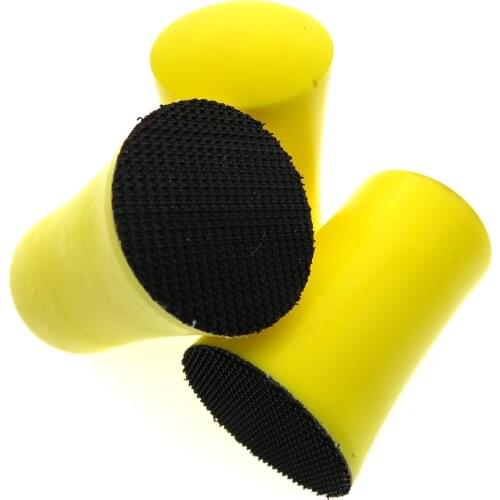 2pcs 1.2 Inch Hook and Loop PU Foam Hand Sanding Block Hand Pad