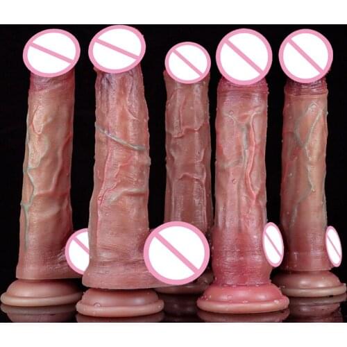 9.25in XXL Dildo Realistic Penis Suction Cup Realistic Fake Dick Sex Toys for Women Lesbian Strap on Dildo G-spot Masturbators