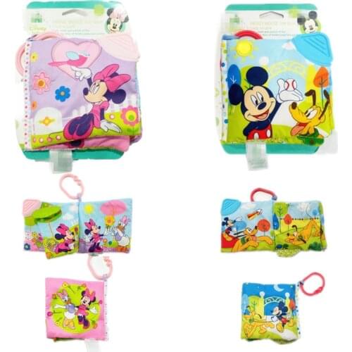 1pieces/lot plush mouse Early education puzzle Ring of paper books doll baby toys gift