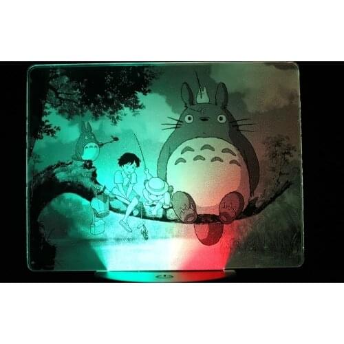 Big Cat And Child Sitting On Tree Branch 3D Lamp Acrylic Light Guide Plate Home Decoration for Couple Festival Birthday Gifts