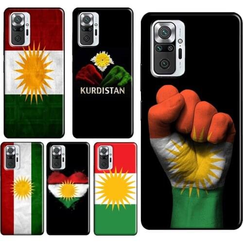 Kurdistan Flag For Xiaomi Redmi Note 10 8 9 Pro Note 8T 9S Phone Case For Redmi 9T 9A 9C 8A 7A K40 Cover