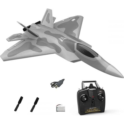 Top Race Remote Control 4 Channel RC Fighter Jet Airplane Gray TR-F22B