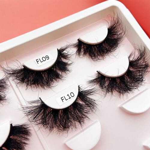 MIKIWI New FL Styles More Fluffy Mink False Eyelashes 3D Mink Lashes Makeup Dramatic Long Natural Eyelash Wholesale Messy Lashes
