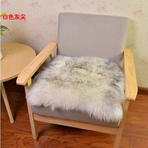 MUZZI 100% real Sheepskin Pure wool felt cushion sofa cushion slip Four Seasons wool cushion pad thicker Sofa blank