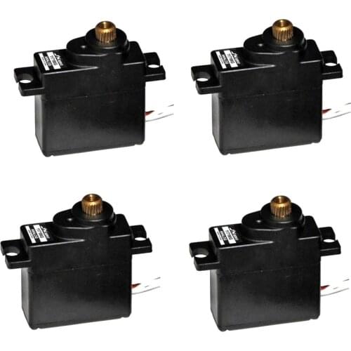 4PCS JX Servo PS-1171MG 17g 3.5KG Torque Metal Gear Analog Mini Iron Core Servo for RC Mini Helicopter Airplane Robot DIY Parts