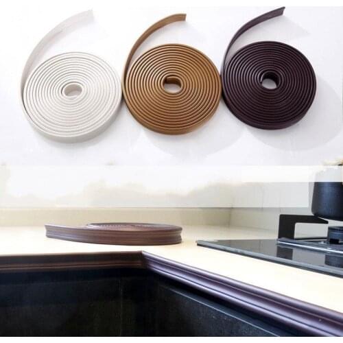 2.3M Modern Waterproof Self Adhesive Waist Line Living Room Kitchen Baseboard Vintage Wallpaper Borders 3D Foam Wall Stickers