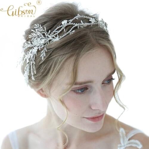 Wedding Bridal Hair Vine Crown Rhinestone Head Chain Headpiece Fashion Headband For Women