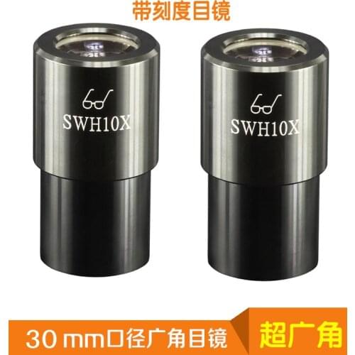 SWH10x 23mm Stereo eyepiece ultra wide-angle eyepiece microscope 23mm super field of view 30mm caliber Eyepiece Lens