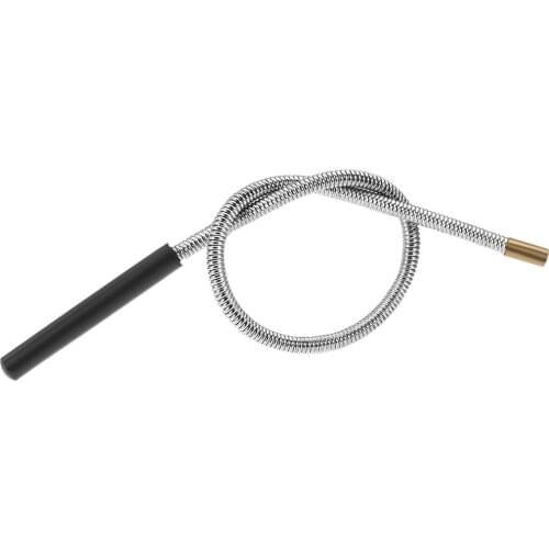 Uxcell Magnetic Grabber Pickup Tool Bendable Retriever Stick 6.5mm Magnetic Bar 410mm Length Black
