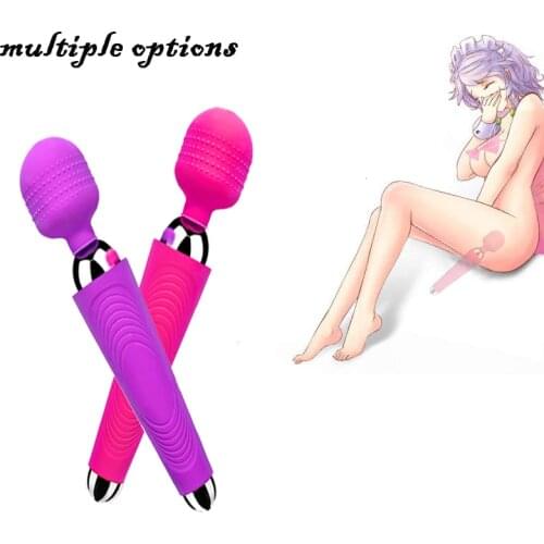 Wireless Dildos AV Vibrator Magic Wand for Women Clitoris Stimulator USB Rechargeable Massager Sex Toys for Muscle Adults