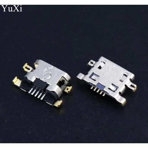 YuXi Micro USB 5pin B type Female Connector For HuaWei for Lenovo A360T Phone Micro USB Jack Connector 5 pin Charging Socket