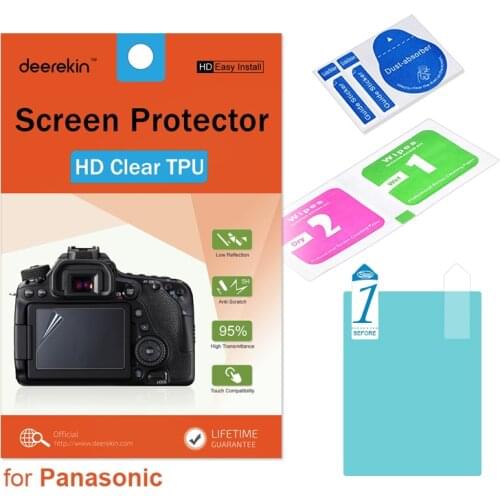Deerekin HD Soft TPU Screen Protector for Panasonic LUMIX LX100 II FZ82 FZ80 FZ81 FZ72 FZ70 ZS40 TZ60 ZS80 TZ95 DC-G90 G95 G99