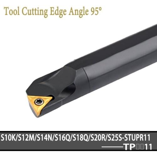 1PCS S10K S12M S14N S16Q S18Q S20R S25S STUPR11 Lathe Bar STUPR Internal Turning Tool Holder CNC Cutting Set For TPMT Insert