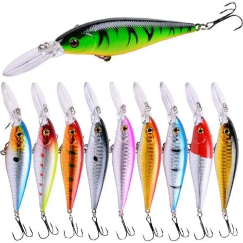 11cm/10.5g 10 colors hot professional quality fishing lure,wobblers minnow crank crank bait excellent painting