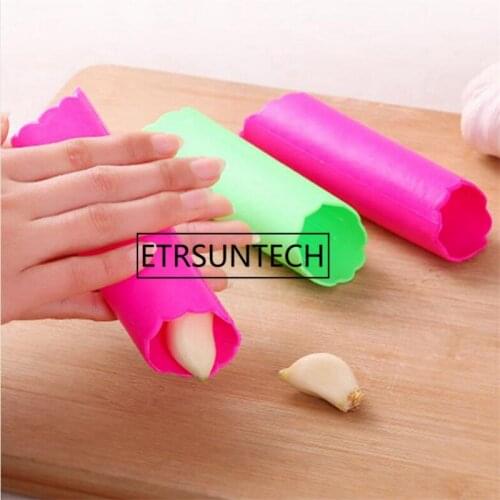 200pcs Silicone Garlic Peeler Easy Useful Kitchen Tools Practical Kitchen Gadget Garlic Stripper Tube Peeling Garlic Peeling