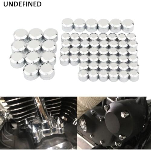 Motorcycle Bolts Head Toppers Cover Cap Engine Rocker Screw Nut For Harley 1999-2006 Twin Cam FLH Model Electra Glide Road Glide