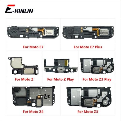 Loudspeaker For Motorola Moto E7 Plus Z Z3 Z4 Play Loud Speaker Buzzer Ringer Flex Replacement Parts