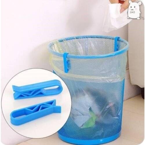 Household trash can clip garbage bag fixed clip lock clip creative non-slip plastic bag seal clip storage bag separator