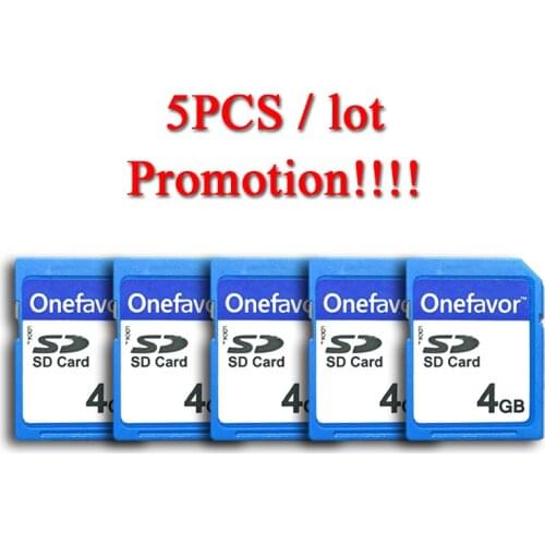 High quality 5pcs/lot 4GB SD SDHC Card SD Memory Card Secure Digital Flash Memory Card Digital Camera Card