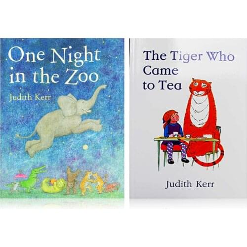 The Tiger Who Came to Tea By Judith Kerr Educational English Picture Book Learning Card Story Book For Baby Kids Children Gifts