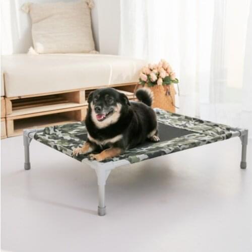 DD Pet Camp Bed Breathable Moisture Kennel Mesh Breathable Washable Non-Slip Pet Cot Portable Pet Chair