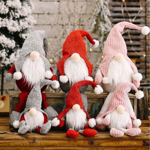 HOT 2021 Christmas Faceless Doll Merry Christmas Decorations For Home Cristmas Ornament Xmas New Year
