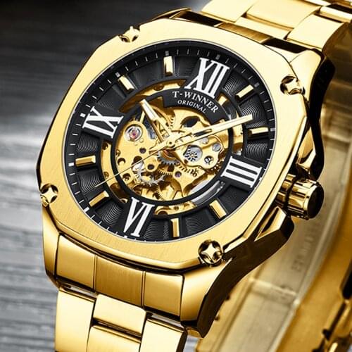 Mens Watch Luxury Business Sport Mechanical Wristwatch Brand Men Watches Automatic Stainless Steel Waterproof Watch Men