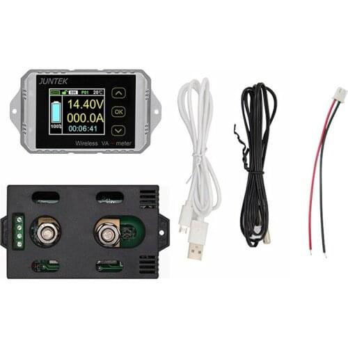 100V 400V 100A 200A 300A Wireless Ammeter Voltage KWh Watt Meter Car Battery Coulometer Capacity Tester Power Monitoring