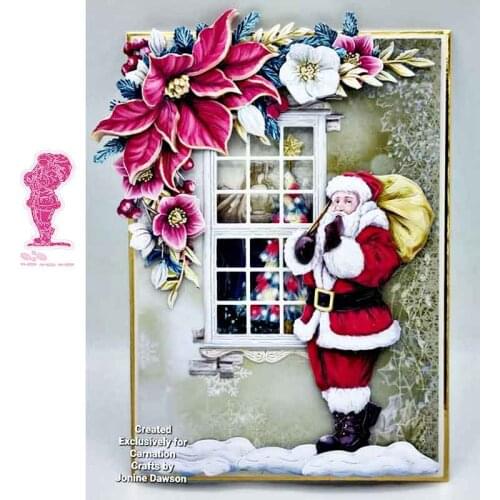 2021 Arrival New Father Christmas Cutting Dies Scrapbook Diary Decoration Stencil Ebossing Template DIY Greeting Card Albums