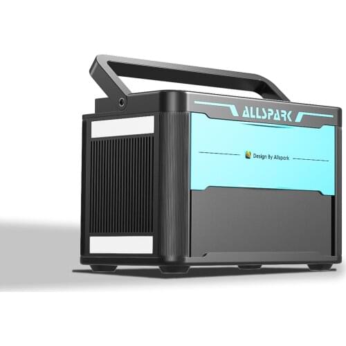 Rechargeable 1000W Portable Solar Energy Storage System Power Bank LiFePO4 Battery