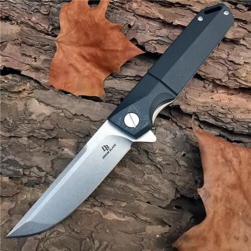 Outdoor Tactical Camping Hunting Survival Pocket Quick Folding Knife HOT D2 Steel Blade G10 Handle Utility Knives EDC Hand Tools